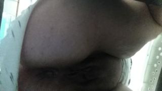 Blonde Shopping No Panties Public Upskirt