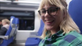 Remote Control My Orgasm In The Train / Public Female Orgasm