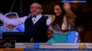 Marika Fruscio Oops Big Boobs Pop Out Of Dress Live Tv