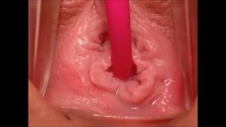 Extremely Close Up Of A Cumming Pussy