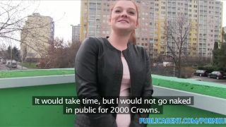 Publicagent Gullible Ginger Fucked Over A Car