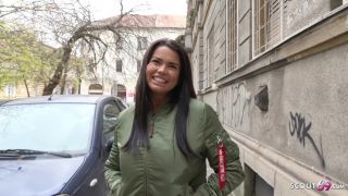 German Scout - Big Hanging Tits Teen Chloe Talk To Fuck At Street Casting