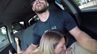 Sinslife - Hot Blonde Picked Up And Gives Road Head, Gets Fucked!