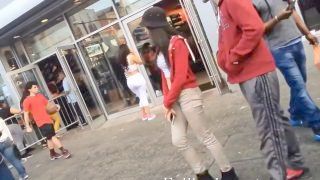 Big Beautiful Woman Stout Sweaty Filthy Bubble Asses Walking !