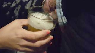 White Trash Harlot Drinks Glass Of Yellow Pee - Gagging Choking Hate Devour