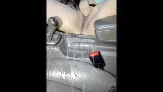 Norwegian Worn Pissing In Car