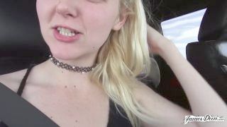 Fuck In A Car With Cute White Haired Legal Age Immature Iris Rose Makes Her Jizz Many Times