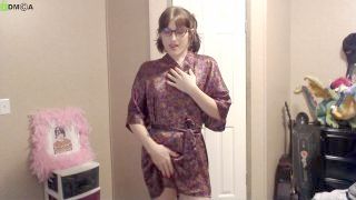 Sweet Tgirl Lewd Dances Off Her Clothes