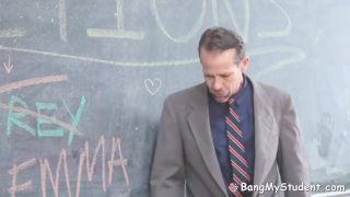 Bad Instructor Ends Womans Fight & Fucks Both Of Them