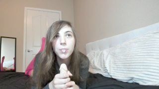 Braces Green Girl Sucks And Rides Sex Toy